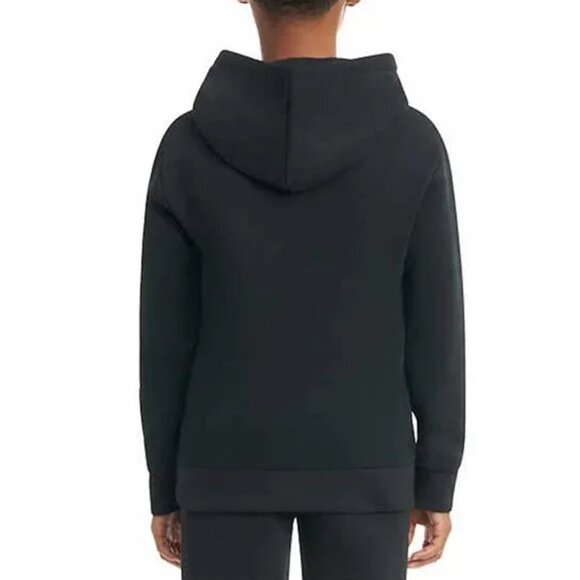 NEW Puma Solid Unisex Kids Boys Girls Pull Over Fleece Hoodie Sweatshirt S 7 8 - Picture 2 of 5